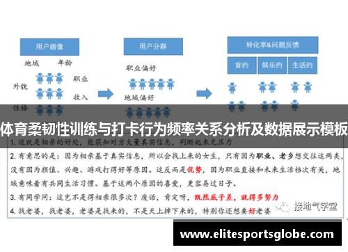 体育柔韧性训练与打卡行为频率关系分析及数据展示模板